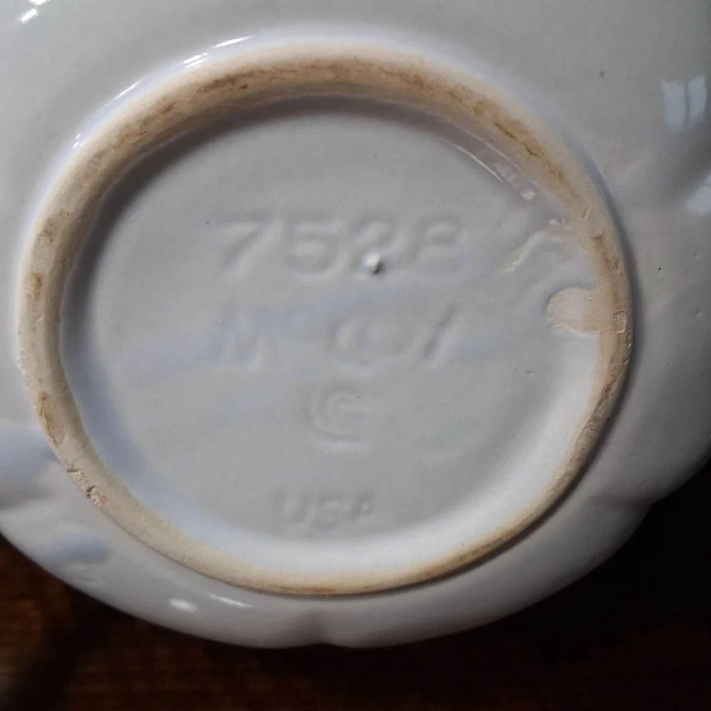 Vintage McCoy Strawberry Country Pitcher And Basin Set Wash Bowl 7528 USA